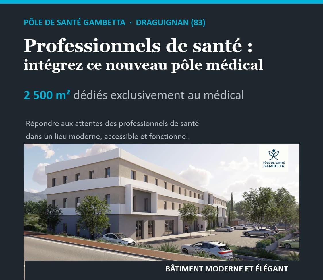 Nouveau Pôle Médical 2500m² Draguignan(83) — photo 1