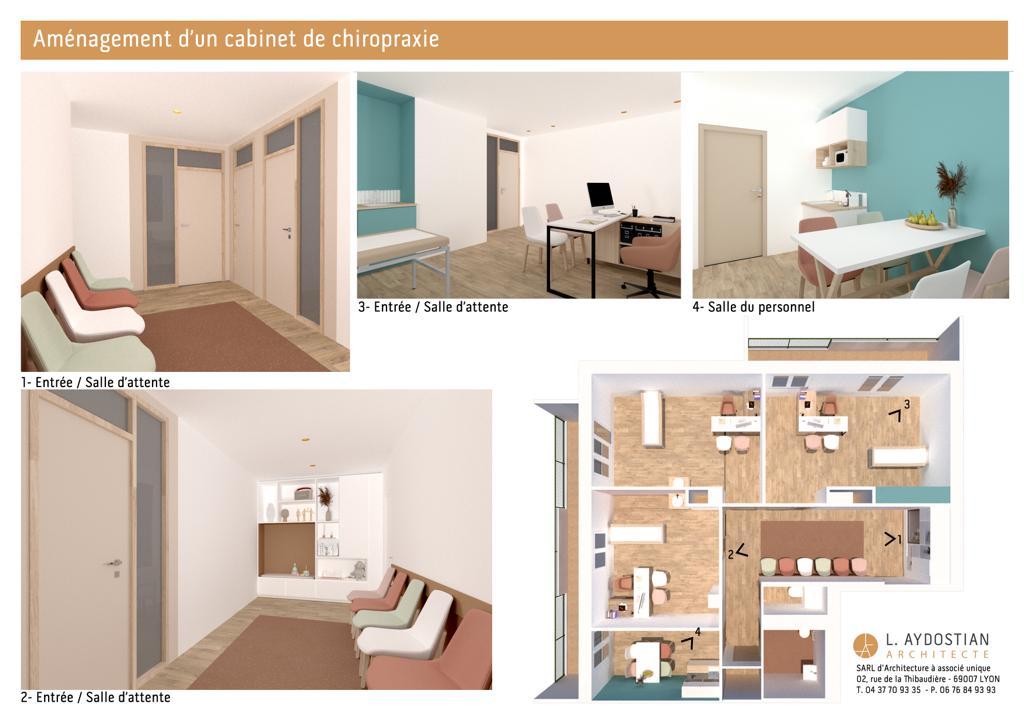 Bureau calme aux côtés de deux chiropracteurs, Tassin — photo 1