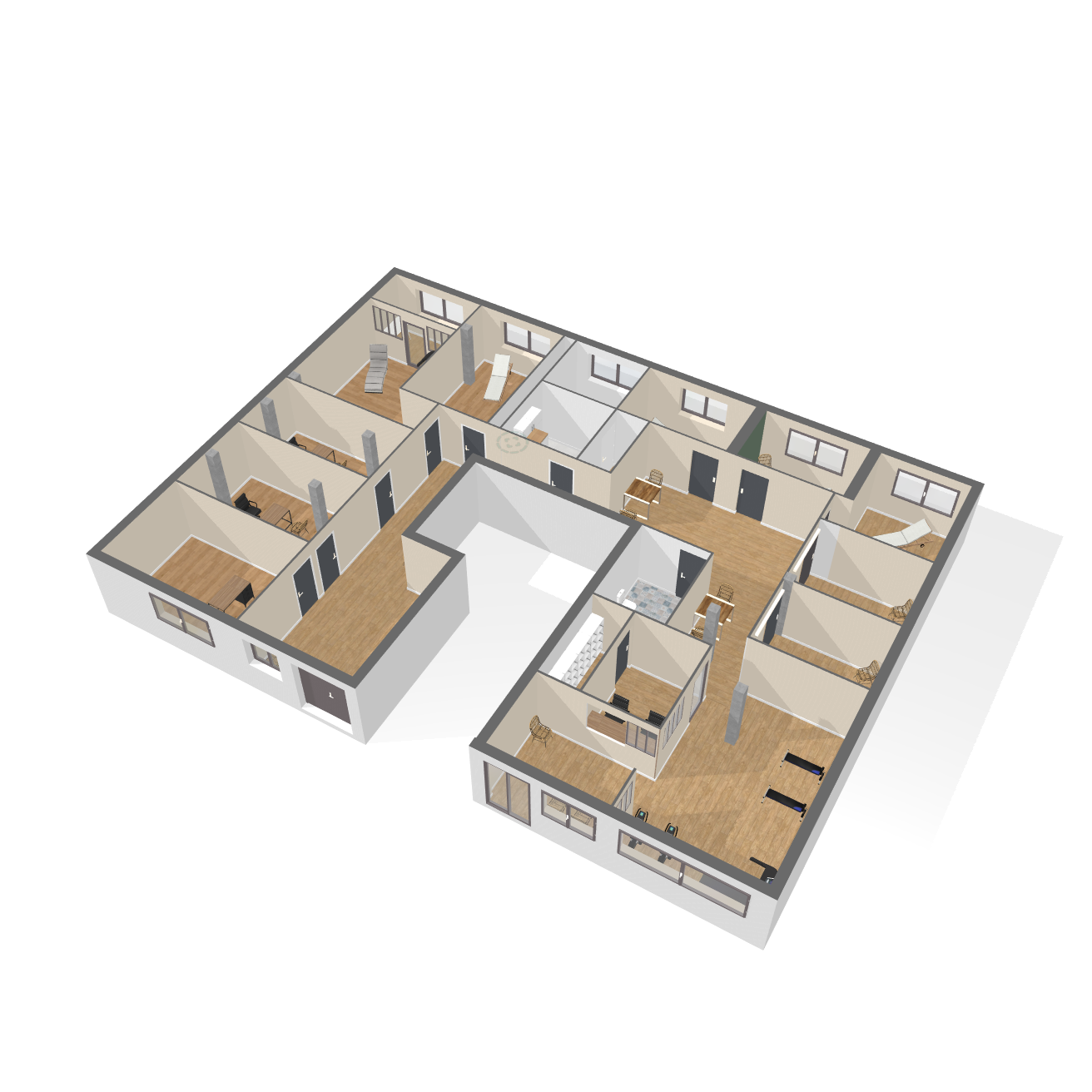 Cabinet neuf, clim individuelle à Grasse