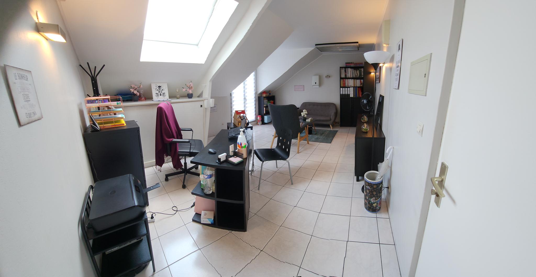Bureau en cabinet avec secrétaire incluse, Athis-Mons